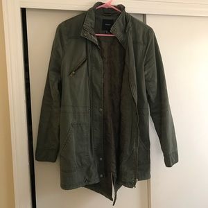 ARMY GREEN COAT/JACKET forever 21